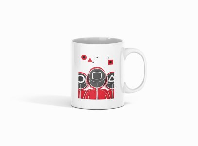 Three Mask Mans- animation themed printed ceramic white coffee and tea mugs/ cups for animation lovers
