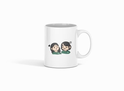 Player Number 212 And 101 - animation themed printed ceramic white coffee and tea mugs/ cups for animation lovers