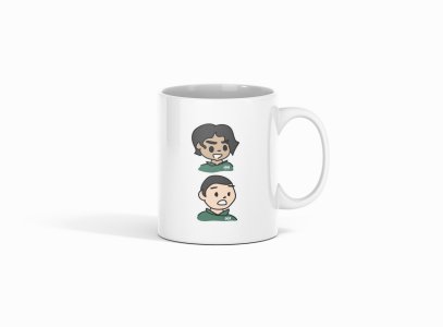 Player Number 199 And 001 - animation themed printed ceramic white coffee and tea mugs/ cups for animation lovers
