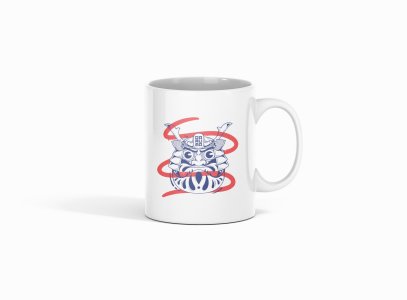 Daruma doll - animation themed printed ceramic white coffee and tea mugs/ cups for animation lovers