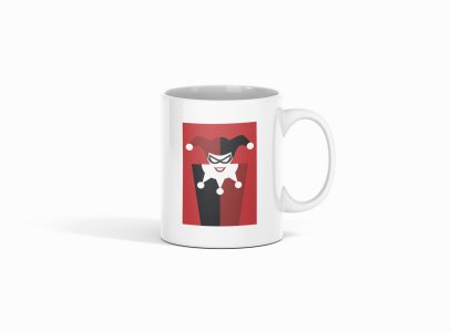 Harley Quinn - animation themed printed ceramic white coffee and tea mugs/ cups for animation lovers