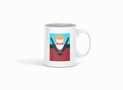 Roy harper - animation themed printed ceramic white coffee and tea mugs/ cups for animation lovers