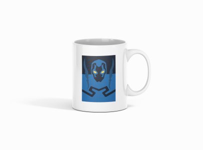 Blue Beetle - animation themed printed ceramic white coffee and tea mugs/ cups for animation lovers