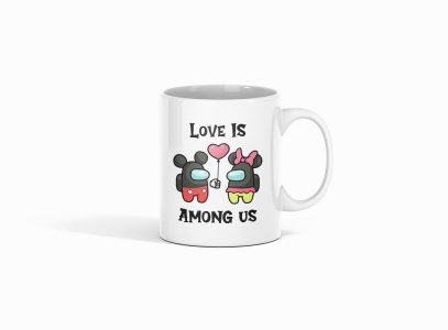 Love is among us, Balloon - animation themed printed ceramic white coffee and tea mugs/ cups for animation lovers