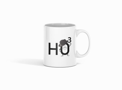 HO3  - formula themed printed ceramic white coffee and tea mugs/ cups for maths lovers