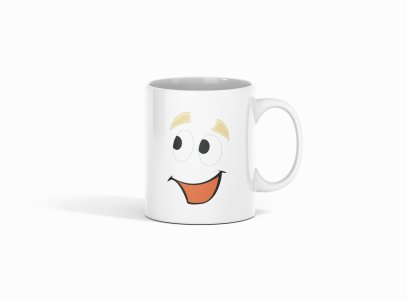 Happy Emoji - emoji printed ceramic white coffee and tea mugs/ cups for emoji lover people