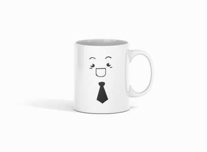 Open Mouth - emoji printed ceramic white coffee and tea mugs/ cups for emoji lover people