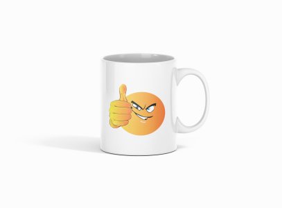 All The Best Emoji- emoji printed ceramic white coffee and tea mugs/ cups for emoji lover people