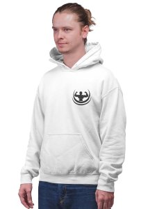 Your Workout Is My Warm-Up Text printed artswear white hoodies for winter casual wear specially for Men