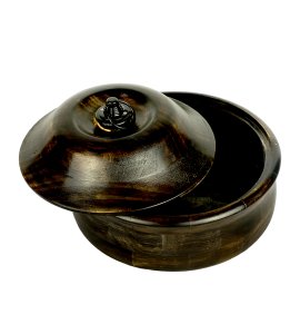 Wooden roti and chapati keeper/ blackwood casserole/ hotpot for kitchen and dining table