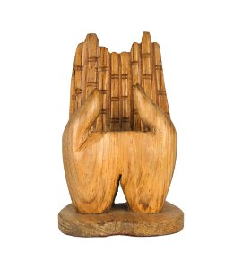 Wooden mobilestand /fingerstand showpiece to decorate home and office