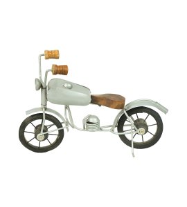 Mini Decorative Wrought Iron and wood motorbike toy game for childrens or used as home decor