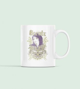 Becult (girl) - animation themed printed ceramic white coffee and tea mugs/ cups for animation lovers