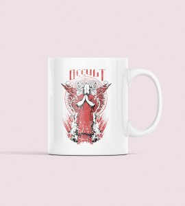Occult - animation themed printed ceramic white coffee and tea mugs/ cups for animation lovers