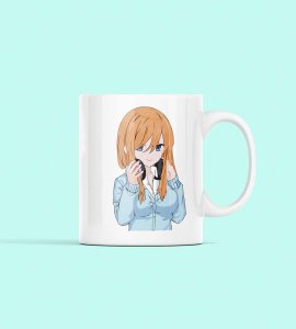 Miko Nakano - animation themed printed ceramic white coffee and tea mugs/ cups for animation lovers