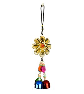 Wind Chime/ Ringing bells /handing bells soothing decorative item for home and balcony(yellow flower)