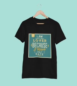 I am wise -round crew neck youth-oriented cotton tshirts for men
