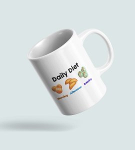 Diwali Sweet Lover's Daily Diet Coffee Mug - A Sweet Tooth's Delight