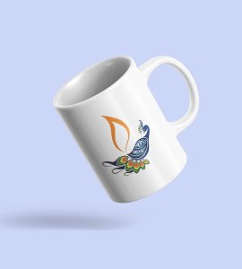 Diwali Peacock Coffee Mug - Majestic and Regal, Festive Beauty