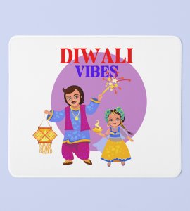 Diwali Vibes Mouse Pad - Cherishing Father-Daughter Moments