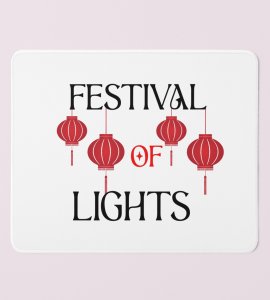 Festival of Lights Mouse Pad - Embracing Kandils and Diwali Radiance