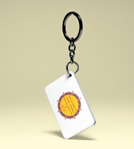 May the Light of Diwali Brighten Each Day of Your Life Keychain(Pack Of 2)