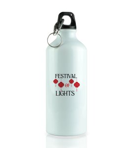 Festival of Lights sipper bottle - Embracing Kandils and Diwali Radiance