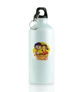 Sibling Love Diwali sipper bottle - Happy Diwali, Brother & Sister Bond