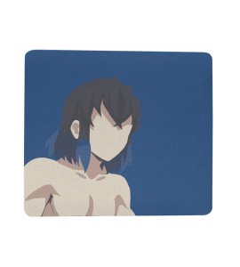 Fierce and Cute: Inosuke's Face in Miniature - Exclusive Anime Mouse Pad