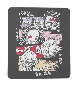 Dynamic Demon Slayers: Exclusive Tanjiro & Friends Mouse Pad