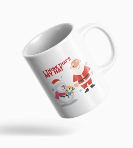 Santa & Snowman Friendship Best ceramic Coffe Mug Print Design Best Gift for Boys Girls Friend Love