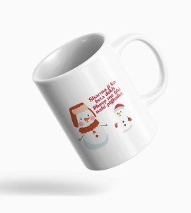 Funny Coffe Mug Theme of Snowman Christmas Theme Gift Best Gift for Friends Love Boy Girl