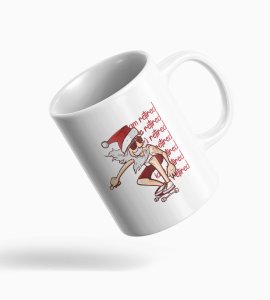 Santa Enjoying Holiday Coffe Mug Theme Best Gift for Secret Santa