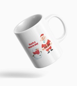 Santa and Snowman Coffe Mug Theme Design Best Gift For Boys Girls Friends