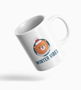 Winter Vibes Panda Design Theme Coffe Mug Gift For Secret Santa