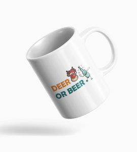 Deer Or Beer Coffe Mug Design Best Gift For Friends Ceramic Gift