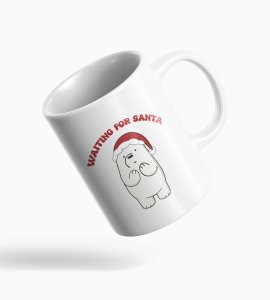 Polar Bear Design Waiting For Santa Design Best Gift For Friends Boys Girls Love