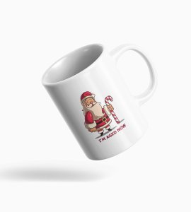 Christmas Theme Ceramic Mug , Coffe mug with Santa Vibe Best Gifting Option
