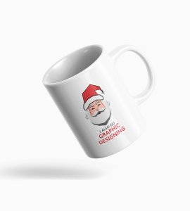 Designs that Dazzle: Graphic Santa Coffee Mug – Ceramic Printed Coffee Mug Creativity and Cheer Best Gift for Boys Office Friends Girls Best Friend