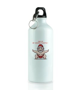 Sumo Santa: Unique Designed Sipper Bottle by (brand) Perfect Gift For Boys Girls