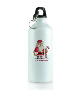 Old Grumpy Santa: Cute Designed Sipper Bottle by (brand) Perfect Gift For Boys Girls