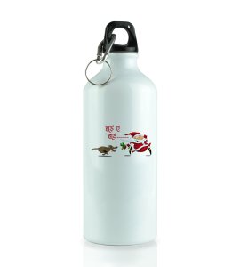 Poor Santa: Cute Designer Sipper Bottlee by (brand) Best Gift For Boys Girls