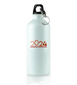 Welcome 2024: New Year Designed Sipper Bottle by (brand) Best Gift For Secret Santa