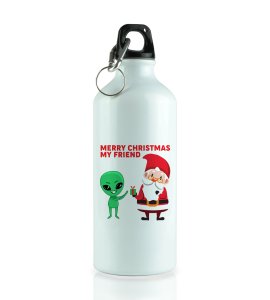 Cute Santa With Alien: Cutest Designed Sipper Bottle by (brand) Best Gift For Kids