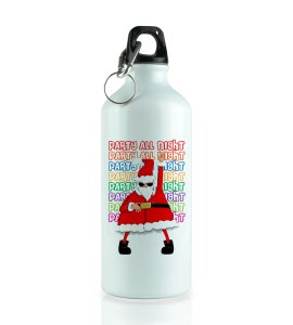 Santa's Party: Best Santaclaus Designed Sipper Bottle by (brand) Best Gift For Secret Santa