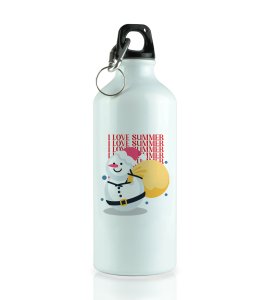 Summer Lover Snowman: Most Unique Designer Sipper Bottle by (brand) Best Gift For Boys Girls