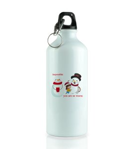 Funny Snowman: Best Comic Designed Sipper Bottle by (brands) Perfect Gift For Kids