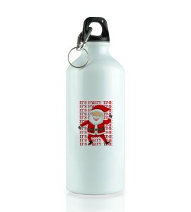 Santa's Party: Dashing Designer Sipper Bottle by (brand) Best Gift For Secret Santa