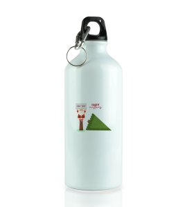 Eco-Friendly Santa: Beautifully Designed Sipper Bottle By (brand) Exclusive Gift For Boys Girls