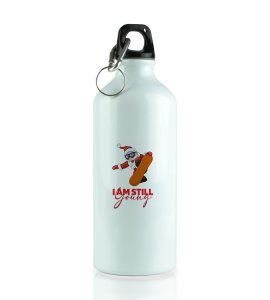 Goofy & Young Santa:Best Designer Sipper Bottle by (brand) Perfect Gift For Boys Girls